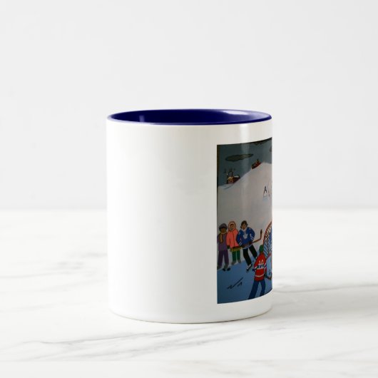 Hockey-Mok Tweekleurige Koffiemok (Center)