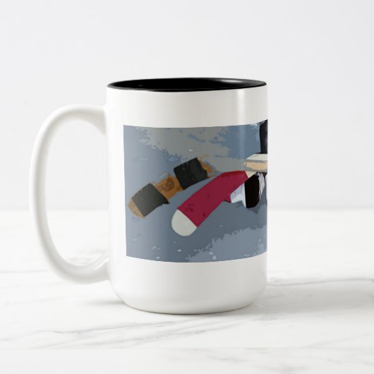 Hockey-Mok Tweekleurige Koffiemok (Links)