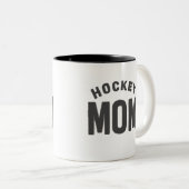 Hockey Mom Digital Art Design2 Tweekleurige Koffiemok (Voorkant rechts)