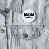 HOCKEY MOM (DOUANE) RONDE BUTTON 5,7 CM (In situ)