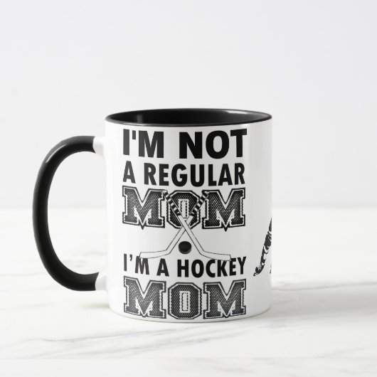 Hockey MOM Personalized MUG Mok (Links)