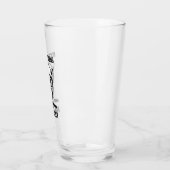 Hockey Moms Drink Bier Schattige Funny Sports Glas (Links)