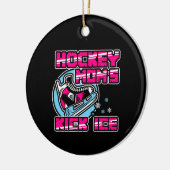 Hockey Moms Kick Ice Keramisch Ornament (Links)