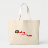 Hockey Moms Rule Canvas tas (Voorkant)