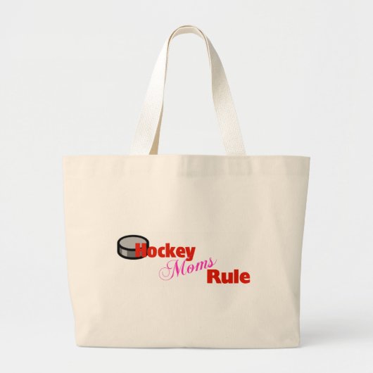 Hockey Moms Rule Canvas tas (Voorkant)