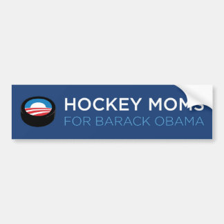 Hockey Moms voor Barack Obama Bumpersticker