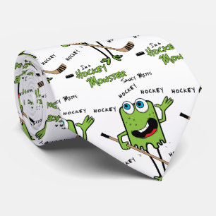 Hockey Monster Groen Stropdas