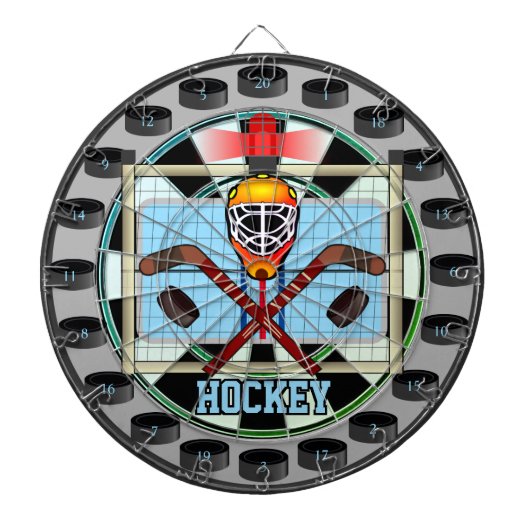 Hockey Multi-Target 20 Shots Dartboard Dartbord (Voorkant)