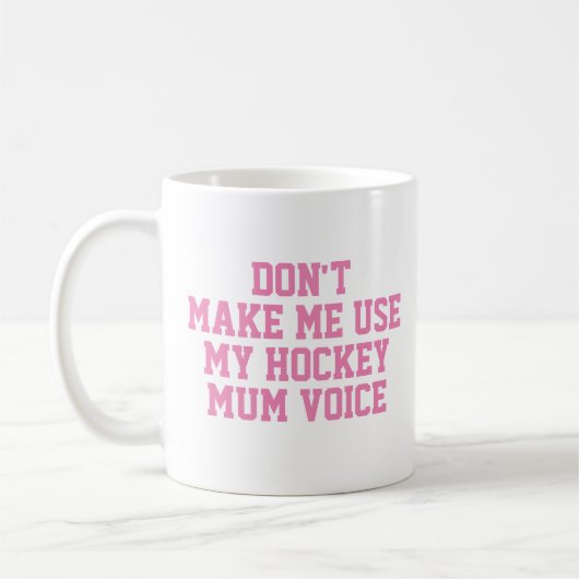 Hockey mum CadeauMok | Funny Quote Slogan Coach Koffiemok (Links)