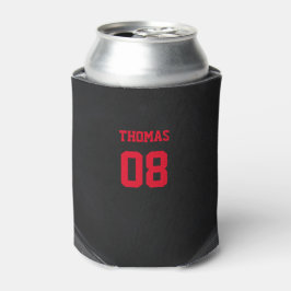 Hockey naam en nummer gepersonaliseerde Koelbox Blikjeskoeler