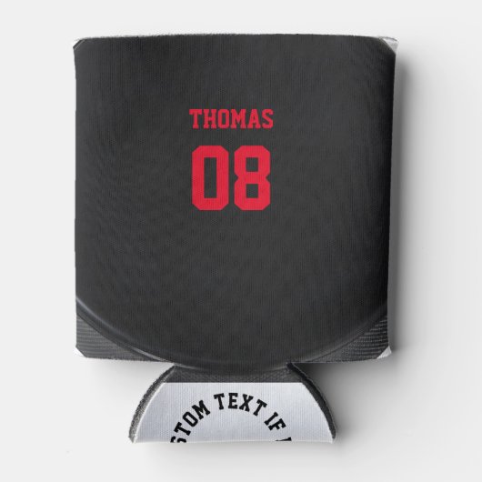 Hockey naam en nummer gepersonaliseerde Koelbox Blikjeskoeler (Voorkant)