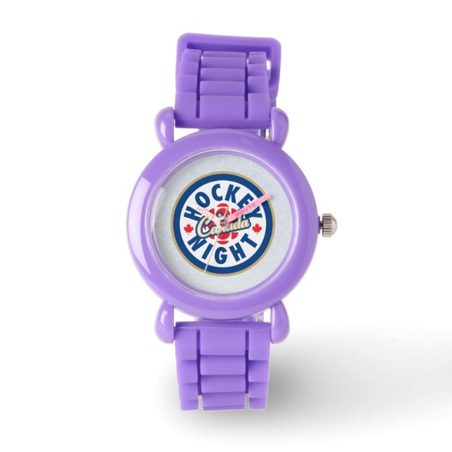Hockey nacht in Canada Kind Horloge (Voorkant)