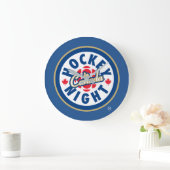 Hockey nacht in Canada Logo klok (Huis)
