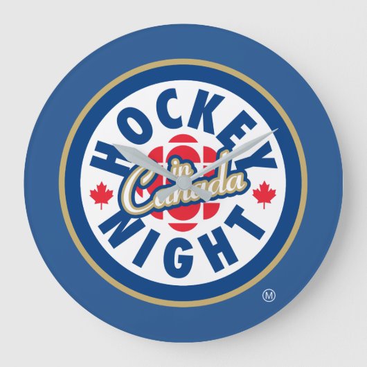 Hockey nacht in Canada Logo klok (Voorkant)