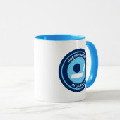 Hockey Nacht in Canada Retro Mok (Voorkant rechts)