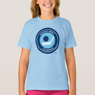 Hockey Nacht Retro Meisjes T-shirt