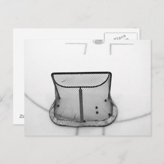 Hockey net briefkaart (Voorkant / Achterkant)
