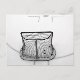 Hockey net briefkaart