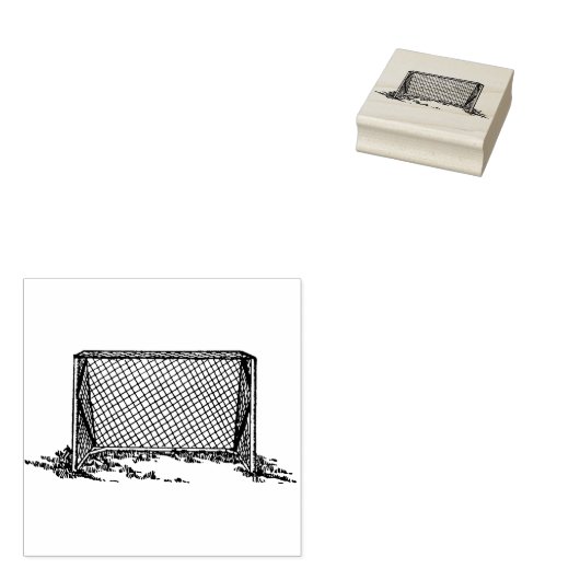  Hockey Net Stamp Rubberstempel (Gestempeld)