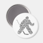Hockey Netminder Magneet (Voorkant / Achterkant)