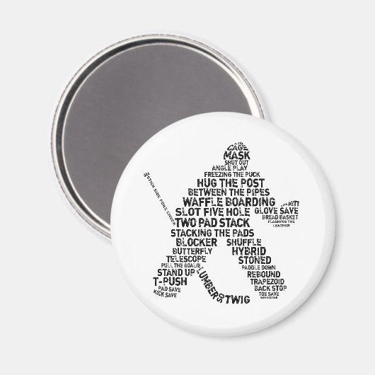 Hockey Netminder Magneet (Voorkant / Achterkant)