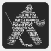 Hockey Netminder Stickers (Voorkant)