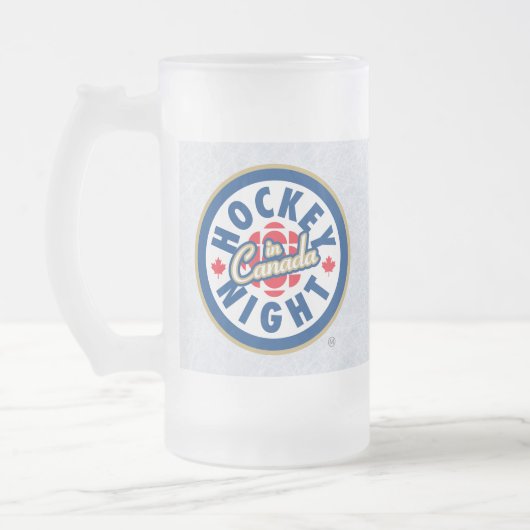 Hockey Night in Canada Frosted Glass Mok (Links)