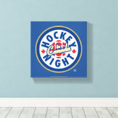 Hockey Night in Canada Logo Canvas Afdruk (Insitu (Houten vloer))