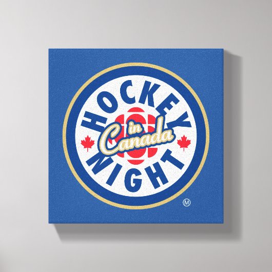 Hockey Night in Canada Logo Canvas Afdruk (Voorkant)