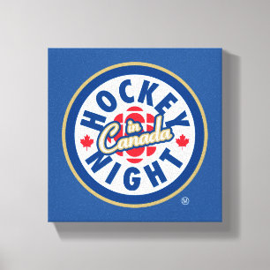 Hockey Night in Canada Logo Canvas Afdruk