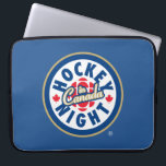 Hockey Night in Canada Logo Laptop Sleeve<br><div class="desc">Het logo van de cadeau werd sinds 1998 gebruikt. Hockey Night in Canada is het merk dat wordt gebruikt voor Canadese televisiepresentaties van de National Hockey League. Terwijl de naam voor alle uitzendingen van NHL op CBC Televisie (ongeacht het tijdstip van de dag) is gebruikt, wordt de Hockey Night in...</div>
