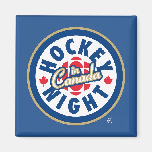 Hockey Night in Canada Logo Magneet (Voorkant)