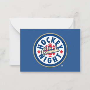 Hockey Night in Canada Logo Notitiekaartje