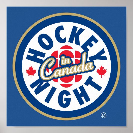Hockey Night in Canada Logo Poster (Voorkant)