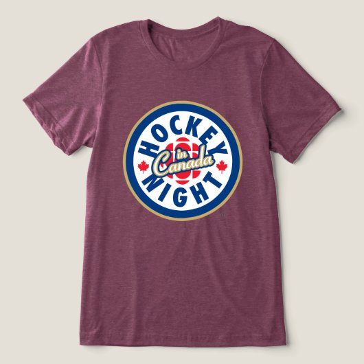 Hockey Night in Canada Logo Tri-blend Shirt (Design voorkant)