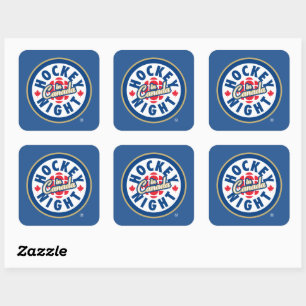 Hockey Night in Canada Logo Vierkante Sticker