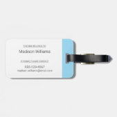 Hockey Night in Canada Retro Logo Bagagelabel (Achterkant horizontaal)