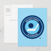 Hockey Night in Canada Retro Logo Briefkaart (Voorkant / Achterkant)