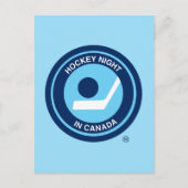Hockey Night in Canada Retro Logo Briefkaart (Voorkant)
