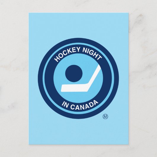 Hockey Night in Canada Retro Logo Briefkaart (Voorkant)