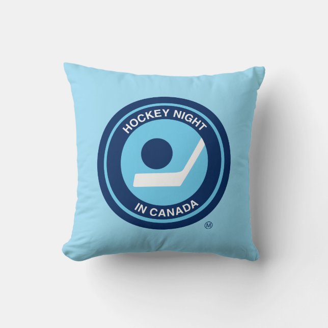 Hockey Night in Canada Retro Logo Kussen (Voorkant)