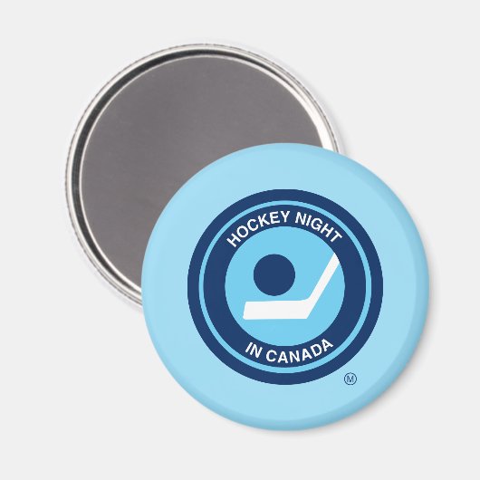Hockey Night in Canada Retro Logo Magneet (Voorkant / Achterkant)