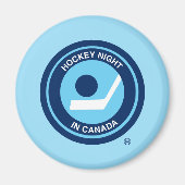 Hockey Night in Canada Retro Logo Magneet (Voorkant)