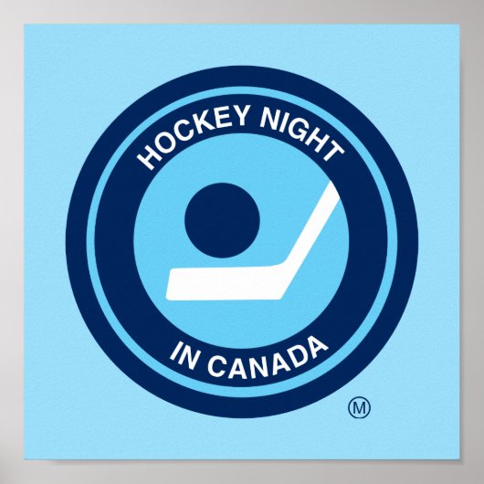 Hockey Night in Canada Retro Logo Poster (Voorkant)
