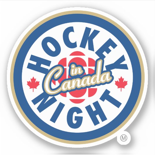 Hockey Night in Canada Sticker (Voorkant)