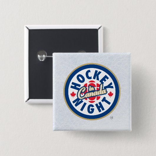 Hockey Night in Canada Vierkante Button 5,1 Cm (Voorkant /achterkant)