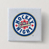 Hockey Night in Canada Vierkante Button 5,1 Cm (Voorkant)