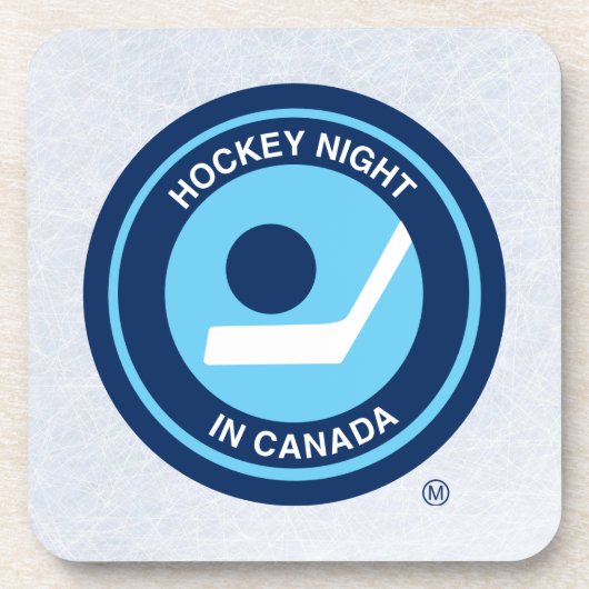 Hockey Night Retro Onderzetter (set van 6) (Voorkant)