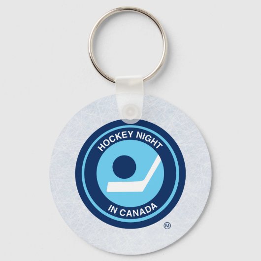 Hockey Night Retro Sleutelhanger (Voorkant)