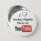 Hockey Nightly News Button (Voorkant /achterkant)